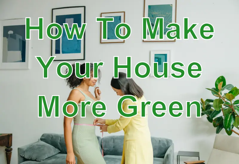 How To Make Your House More Green