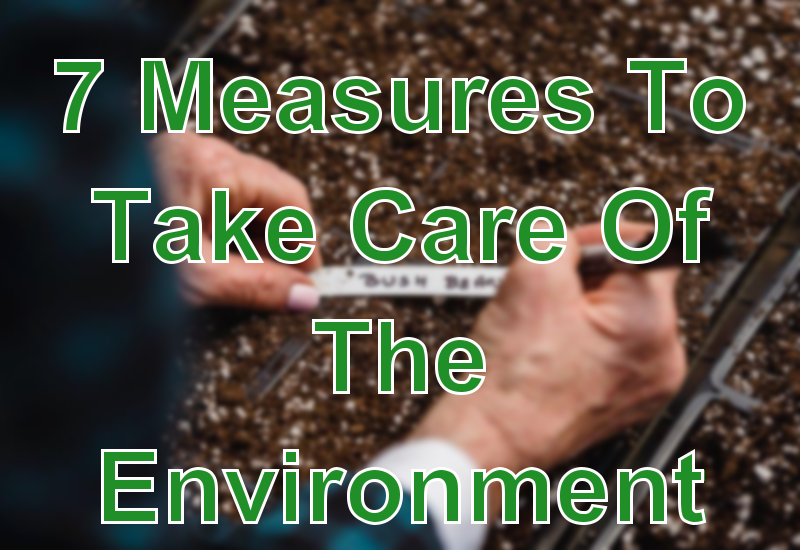 7 Measures To Take Care Of The Environment - Solideo