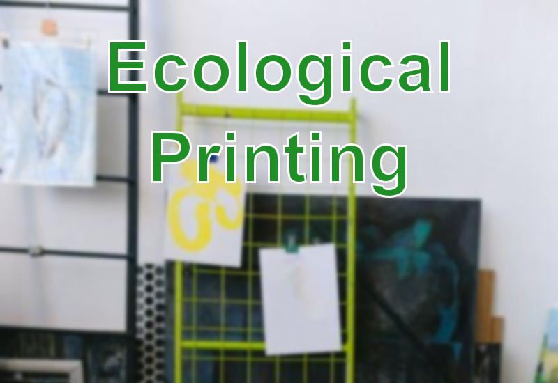 Ecological Printing - Recyclable Products