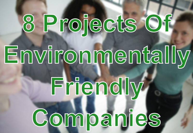 8 Projects Of Environmentally Friendly Companies