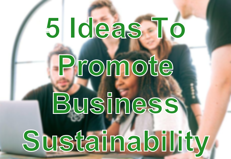 5 Ideas To Promote Business Sustainability - Homuork